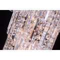 Lámpara colgante de cristal colgante moderna y moderna lámpara colgante araña de cristal de gran altura para escaleras 98113